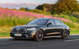 2021 Mercedes-Benz S-Class official reveal images - tracking front 2021 Mercedes-Benz S-Class official reveal images - tracking front