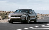 99 Polestar 2 official images desert tracking front