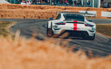 2019 Porsche 911 RSR on the Goodwood hillclimb