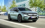 Skoda Enyaq official reveal images - tracking front