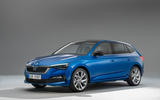 Skoda Scala 2019 official reveal - studio hero front