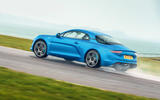 Alpine A110 - tracking side Alpine A110 - tracking side