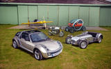 Smart Roadster, Lotus 6, Renault Twizy, Cassutt Special, Triumph Thruxton R