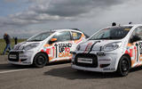 Citroen C1 racing at Silverstone