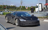 2021 Ferrari SF90 Stradale convertible spy shot 2021 Ferrari SF90 Stradale convertible spy shot