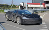 2021 Ferrari SF90 Stradale convertible spy shot 2021 Ferrari SF90 Stradale convertible spy shot