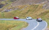 Hatches cornering in a line Hatches cornering in a line