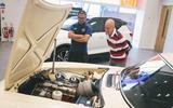 Old vs new at Volvo's service department