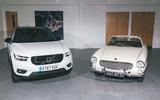 Old vs new at Volvo's service department