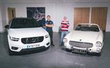 Old vs new at Volvo's service department