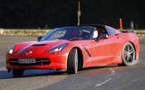 Chevrolet Corvette C7 drifting