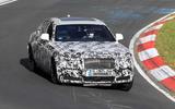 Rolls-Royce Ghost Nurburgring spies  front