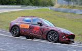 Aston Martin DBX Nurburgring spyshot