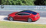 Tesla Model S Plaid prototype at Nurburgring - side
