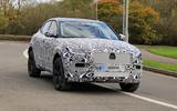 Jaguar E-Pace facelift spies front