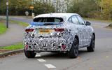 Jaguar E-Pace facelift spies rear again
