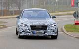 Mercedes S-Class spyshots new front