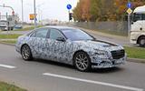Mercedes S-Class spyshots new side front