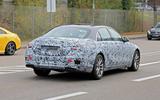 Mercedes S-Class spyshots new rear side