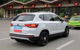 Disguised Seat Ateca rear three quarters