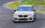 2021 BMW M5 CS prototype at Nurburgring - cornering front 2021 BMW M5 CS prototype at Nurburgring - cornering front