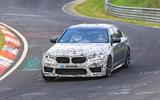 2021 BMW M5 CS prototype at Nurburgring - cornering front 2021 BMW M5 CS prototype at Nurburgring - cornering front