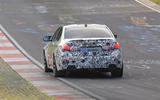 2021 BMW M5 CS prototype at Nurburgring - cornering rear 2021 BMW M5 CS prototype at Nurburgring - cornering rear