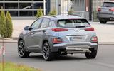 Hyundai Kona N spyshots rear road