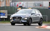 Hyundai Kona N spyshots front road