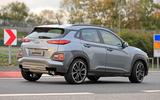 Hyundai Kona N spyshots side rear