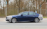 2021 BMW 5 Series saloon prototype - side