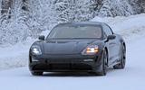 Porsche Taycan spies winter testing