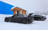 Porsche Taycan spies winter testing