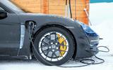 Porsche Taycan spies winter testing