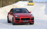 2020 Porsche Cayenne Coupe GTS prototype winter testing 2020 Porsche Cayenne Coupe GTS prototype winter testing