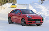 2020 Porsche Cayenne Coupe GTS prototype winter testing 2020 Porsche Cayenne Coupe GTS prototype winter testing