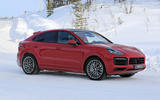 2020 Porsche Cayenne Coupe GTS prototype winter testing