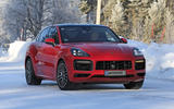 2020 Porsche Cayenne Coupe GTS prototype winter testing 2020 Porsche Cayenne Coupe GTS prototype winter testing