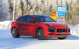 2020 Porsche Cayenne Coupe GTS prototype winter testing 2020 Porsche Cayenne Coupe GTS prototype winter testing