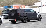 New Kia Sorento spyshot rear sie
