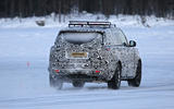 2022 Range Rover Sport drifting on a frozen lake 2022 Range Rover Sport drifting on a frozen lake