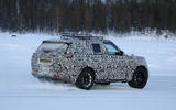 2022 Range Rover Sport drifting on a frozen lake