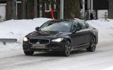 Volvo S90 facelift spyshots front