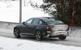 Volvo S90 facelift spyshots side rear
