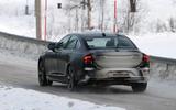 Volvo S90 facelift spyshots rear
