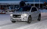 Mercedes EQA test mule