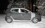 Hyundai i10 spied testing
