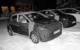 Hyundai i10 spied testing