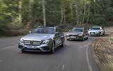 Mercedes-Benz E-Class Estate vs Volvo V90 vs Audi A6 Avant - group test