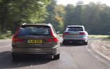 Mercedes-Benz E-Class Estate vs Volvo V90 vs Audi A6 Avant - group test